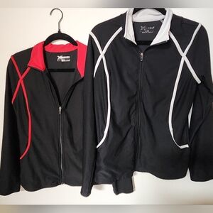 Bundle Of 2 Xersion Full Zip Jackets Size M